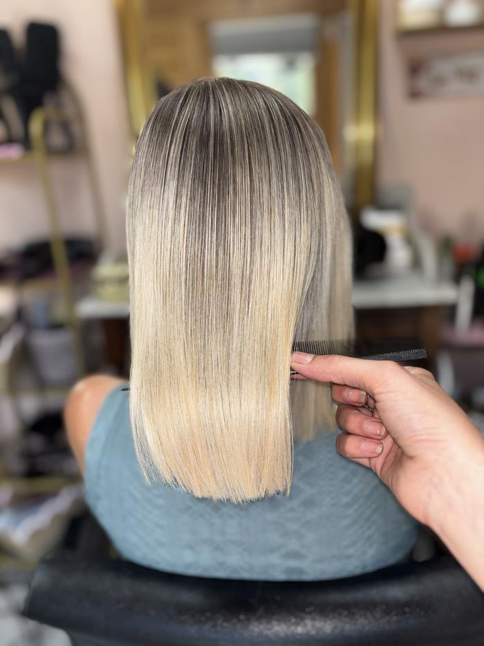 Dégradé cendré platine