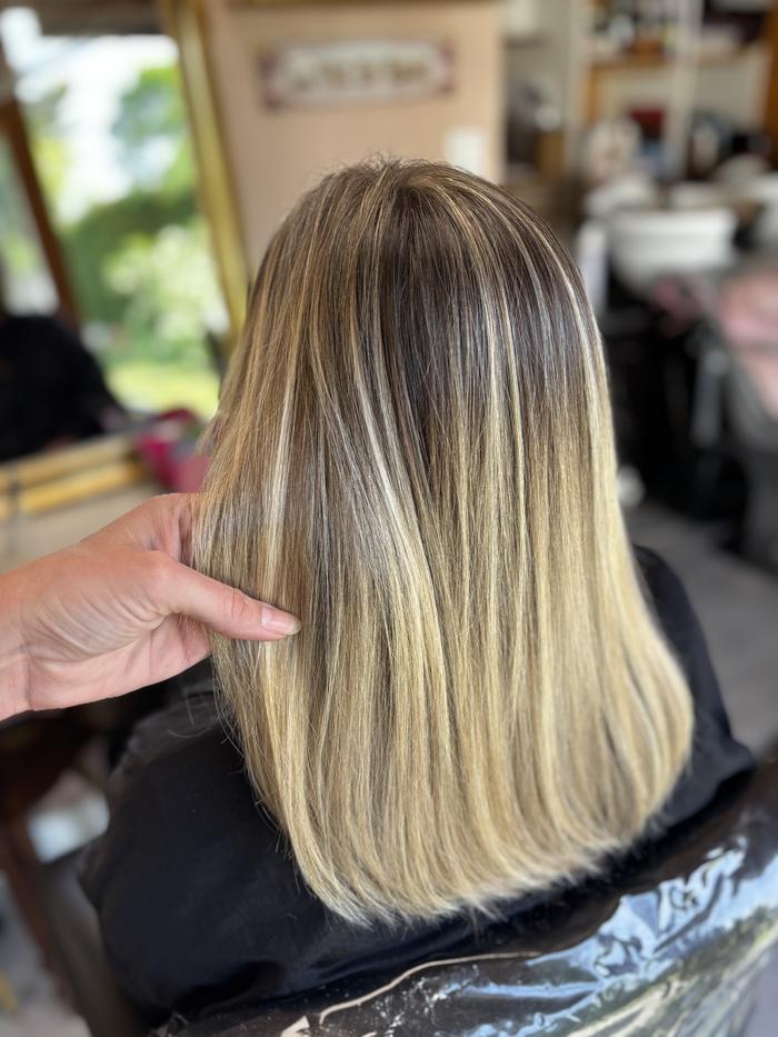 Balayage mi-long