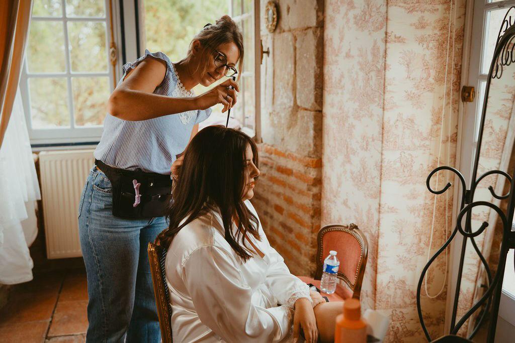 Gwendo coiffeuse mariage Toulouse